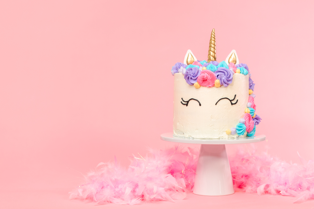 torta rosada unicornio